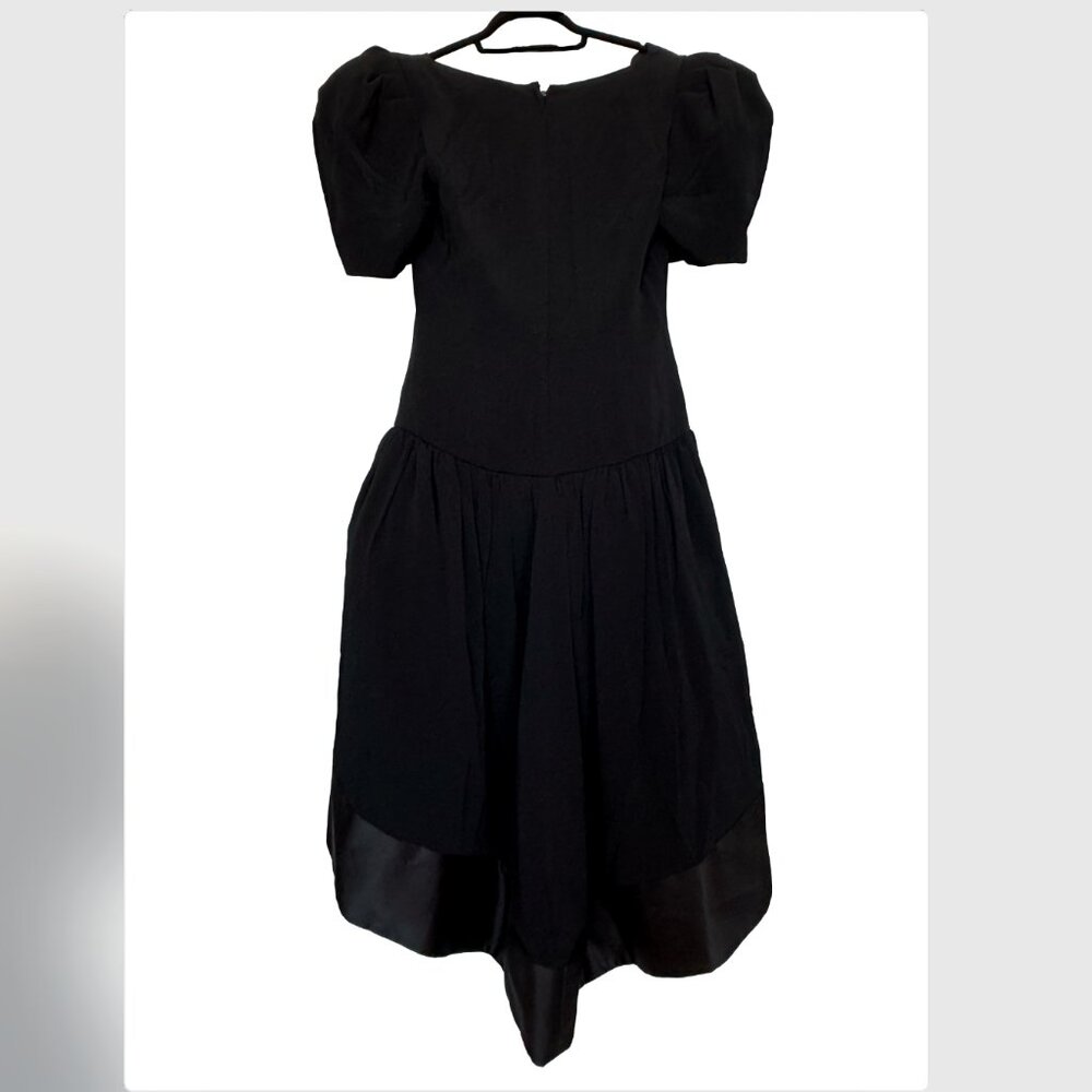 Vintage Morton Myles black mid dress - Picture 2 of 4